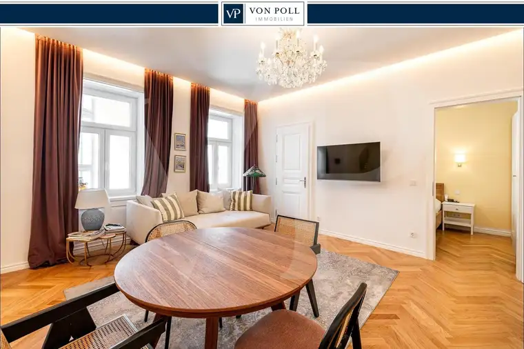 Charmante 2-Zimmer-Altbauwohnung in Bestlage