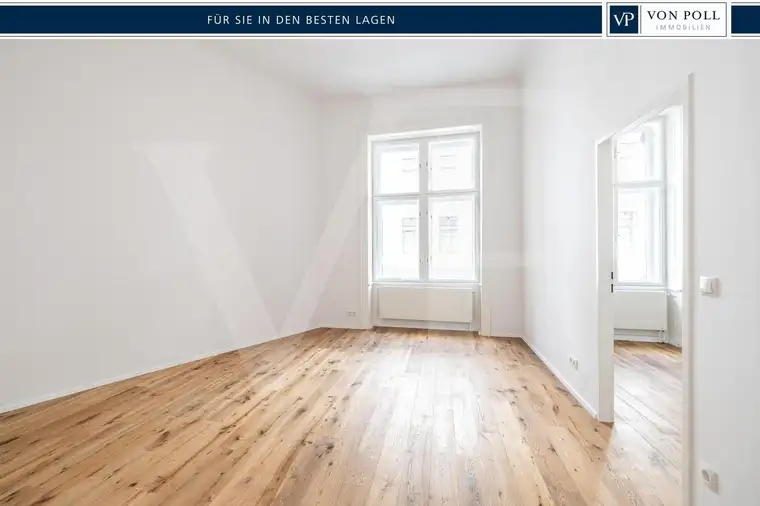 Erstbezug: 3 Zimmer Stilaltbau mit Balkon in zentraler Lage