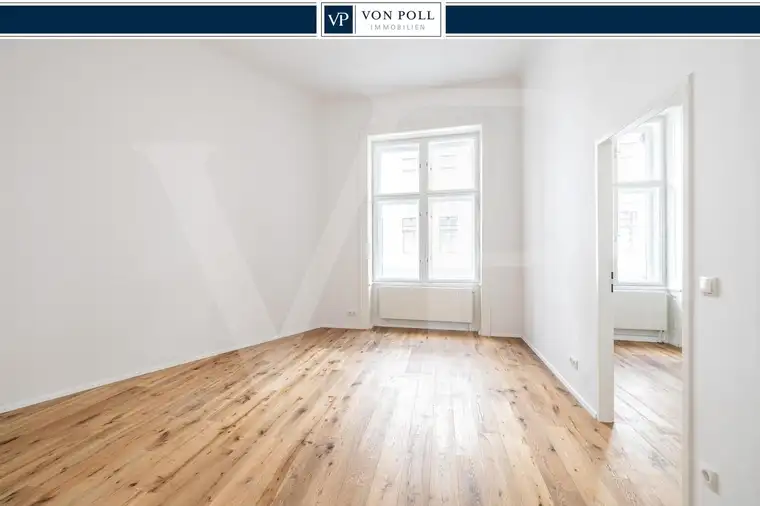 Stilvoll sanierte Altbauwohnung mit Balkon in Bestlage des 6. Bezirks