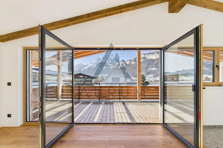 Neubau: Zentrumsnahe Penthousewohnung mit Kaiser- &amp; Hornblick