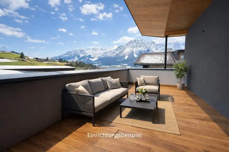 Miete: Wohnung mit Dachterrasse in Ellmau