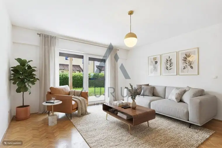 Miete: Sonnige 4-Zimmer-Gartenwohnung