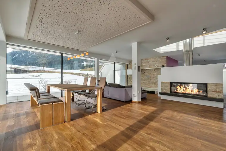 Sonne - Panoramablick - Sackgasse - Hanglage: Modernes Einfamilienhaus
