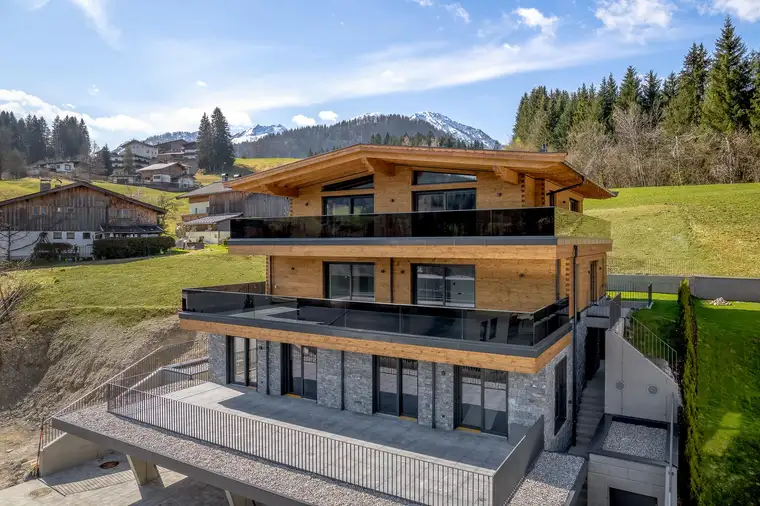 Ruhe - Sonne - Panoramablick: Neubau Maisonettewohnung