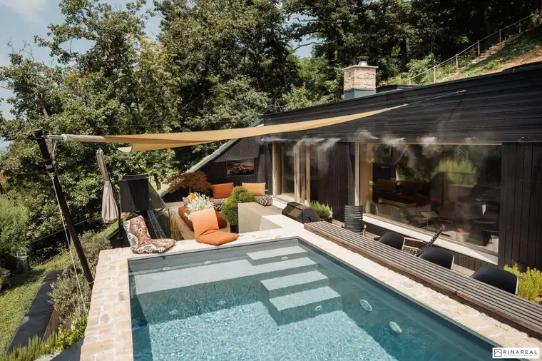 HILLSIDE 57 | Einzigartige Architekten-Villa | moderner Luxus mit nachhaltigem Design | Ruheoase | Hof am Leithaberge