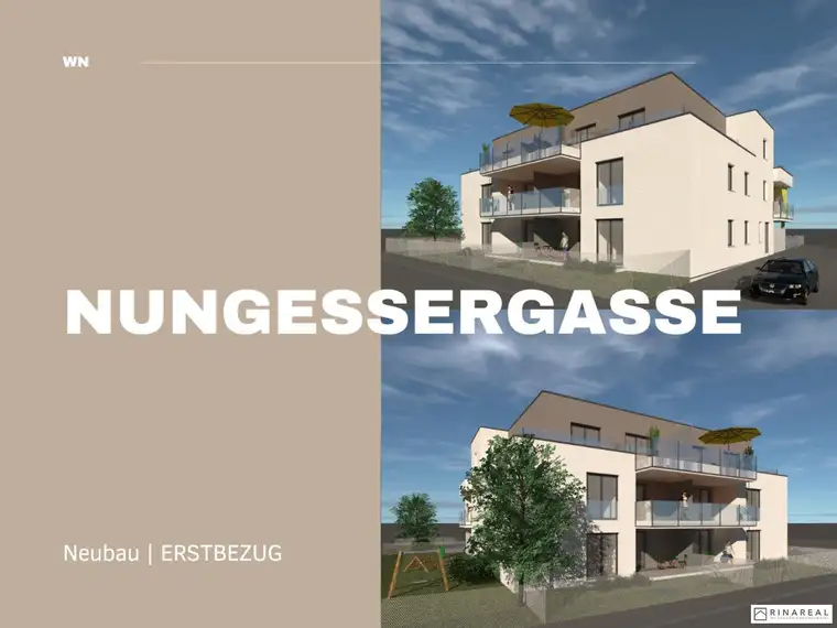 Neubauprojekt - Nungessergasse | 2 Zimmer | Loggia &amp; Balkon | Belagsfertig | inkl. PKW-Stellplatz | TOP 3