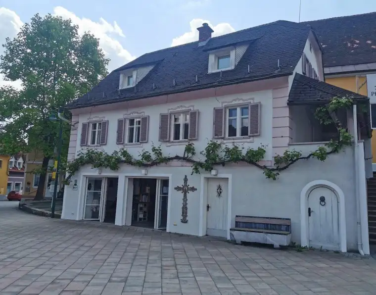 Wohnen und Arbeiten (Bioladen, Café, Blumenladen etc.) in einer Biedermeiervilla in idyllischer Lage am Beginn der weststeirischen Weinstraße!