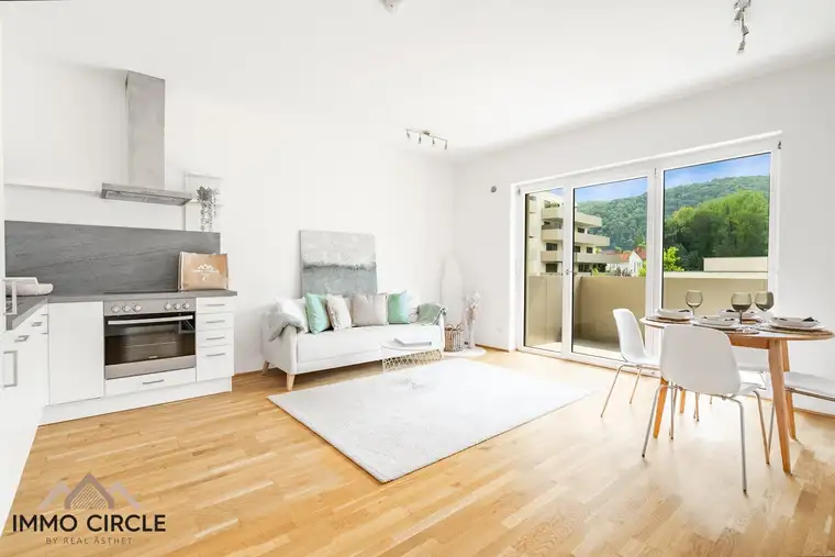 Moderne Singlewohnung mit Balkon in Graz-Gösting – auch als Investment interessant