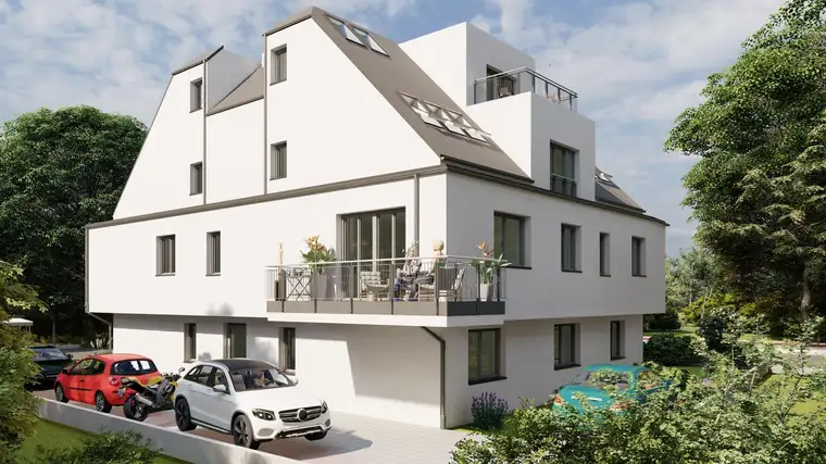 Hochwertiger Neubau - 3 Zimmerwohnung mit Balkon direkt vom Baumeister - Grünlage - Lift - schlüsselfertig - provisionsfrei - barrierefrei 
