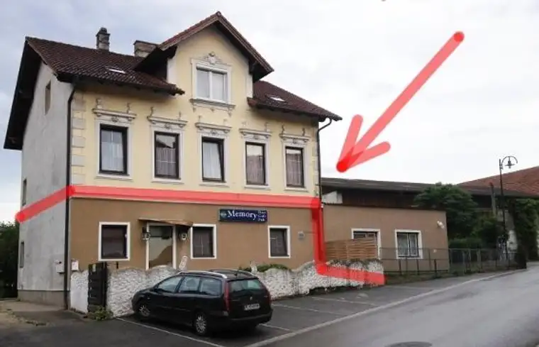 KLIMATICKET GRATIS! exLokal als Wohnung, Adaptierungsbedarf - Terrasse - zwischen St.Pölten/Krems!