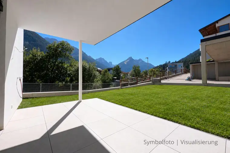 Sonnige Gartenwohnung in Medraz - ideal für die kleine Familie!