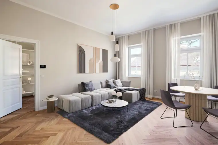 SERENITY - Erstbezug! Stilaltbau: 2-Zimmer-Wohnung mit hochwertiger Ausstattung!