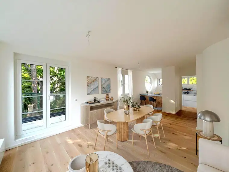 4,5 Zimmer, 3 Terrassen &amp; eigener Stellplatz – stilvolle Maisonette in Toplage Sievering