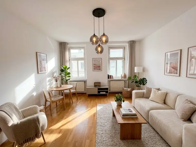 Charmante 2-Zimmer-Altbauwohnung! Teilsaniert!