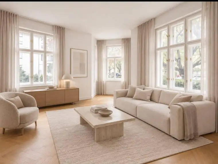 NEU! Großzügige 4-Zimmer-Altbauwohnung mit Eigengarten in eleganter Jugendstil-Villa