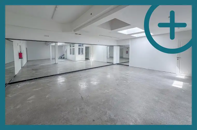 Helles Gymnastikstudio in der Nähe des Wilhelminenbergs