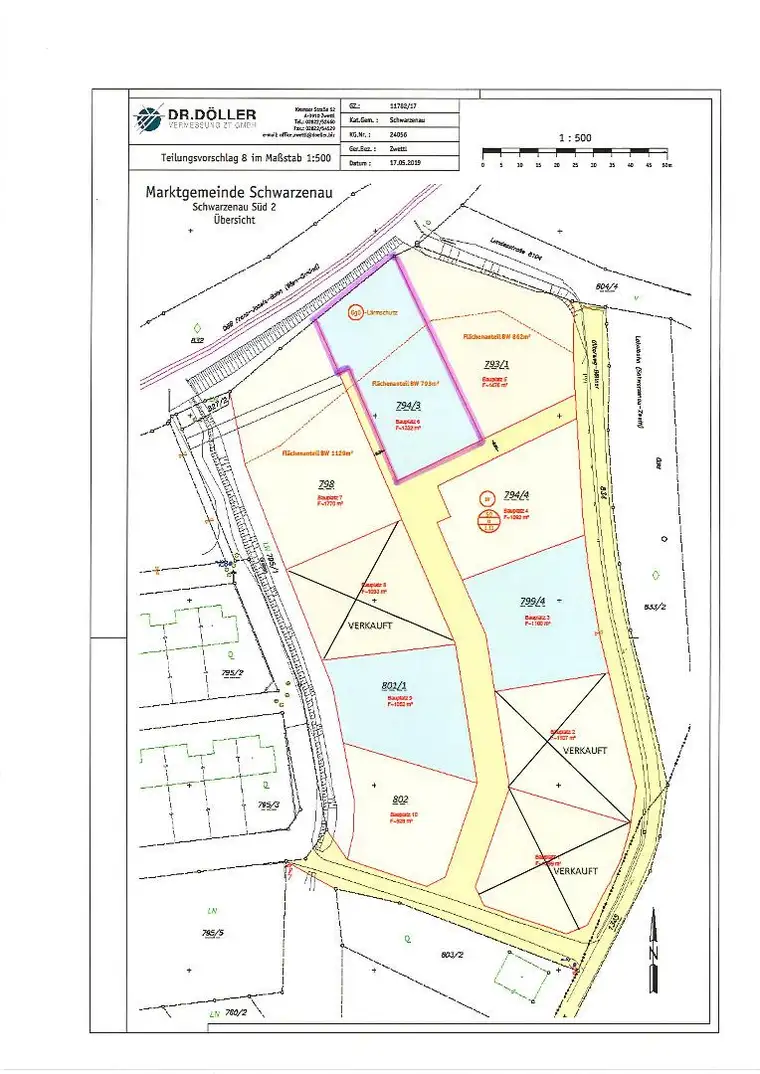 Baugrund im Siedlungsgebiet "Grenzweg" / Parz.Nr: 794/3