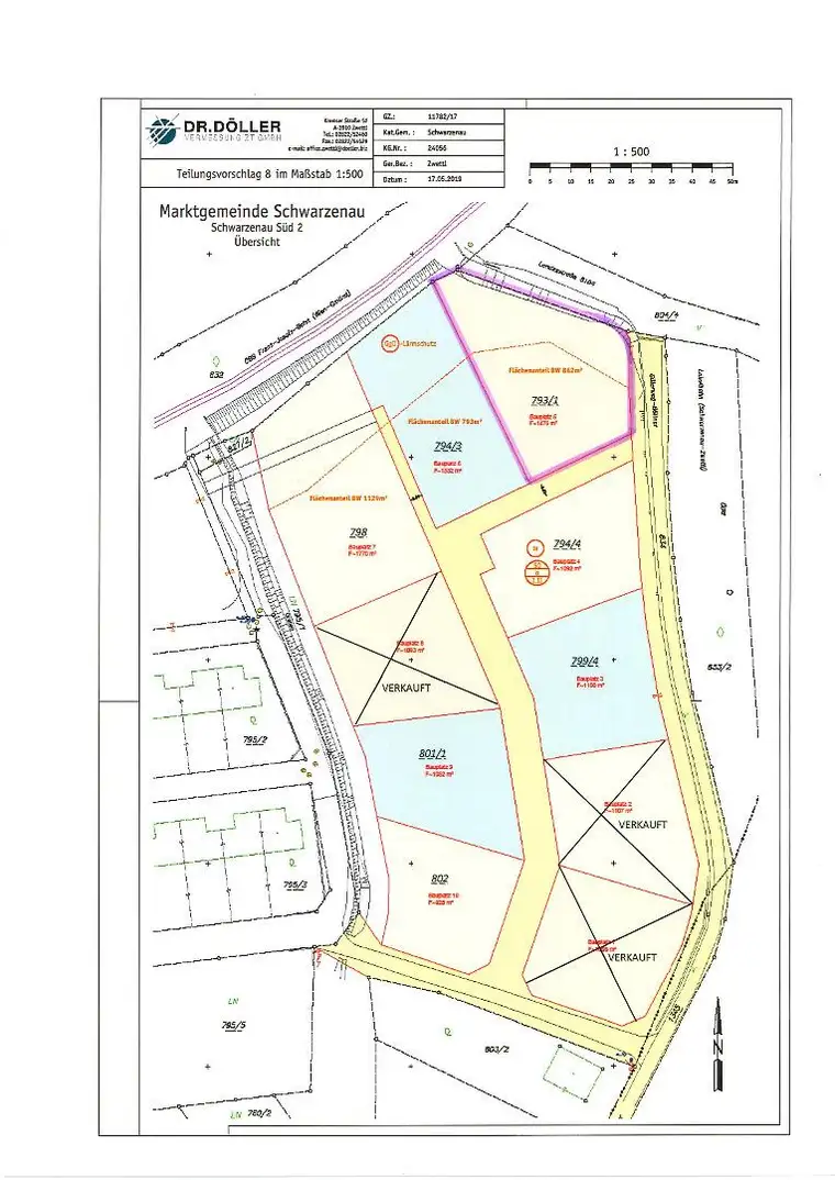 Baugrund im Siedlungsgebiet "Grenzweg" / Parz.Nr: 793/1