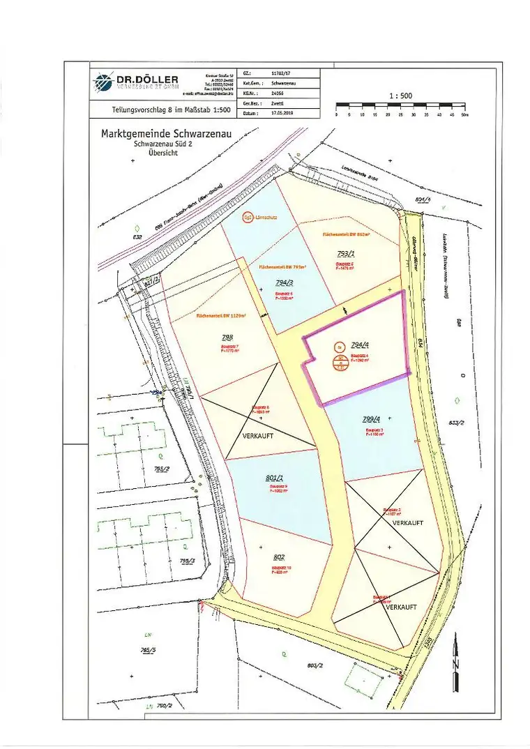 Baugrund im Siedlungsgebiet "Grenzweg" / Parz.Nr: 794/4