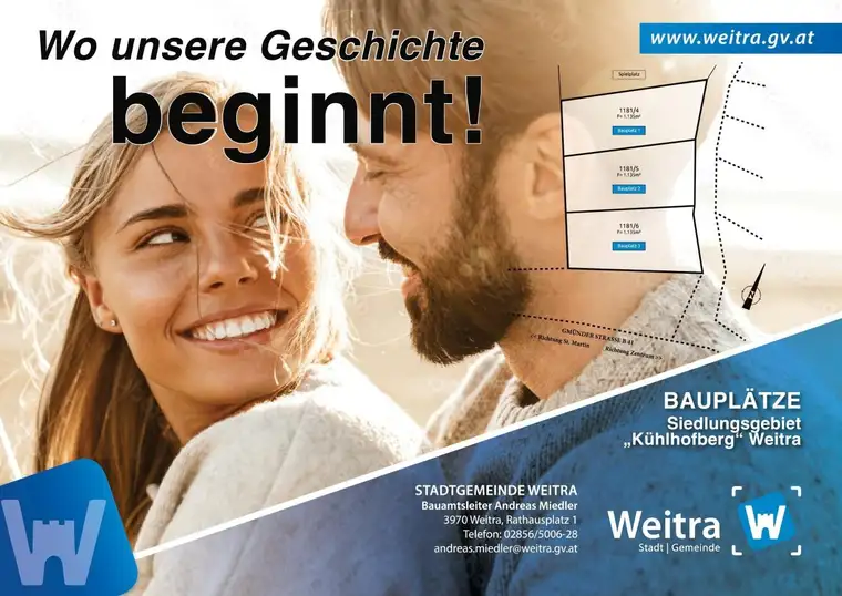 Baugrundstück in Weitra, Kühlhofberg - Bauplatz 3
