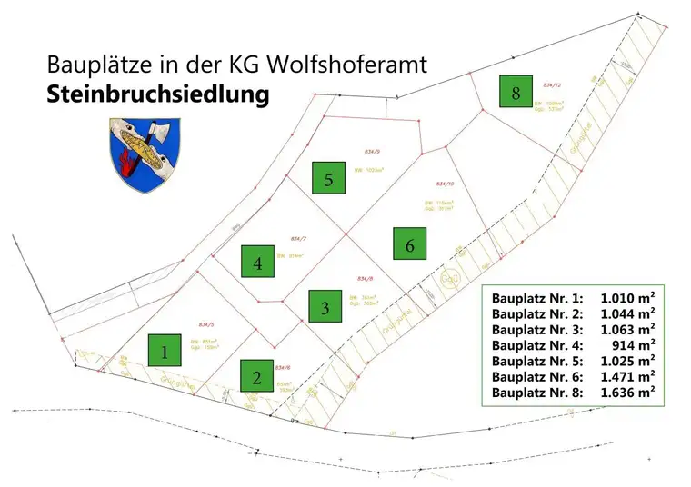 Bauplatz in der KG Wolfshoferamt