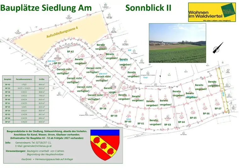 Baugrundstück in der Siedlung Süd - Am Sonnblick II