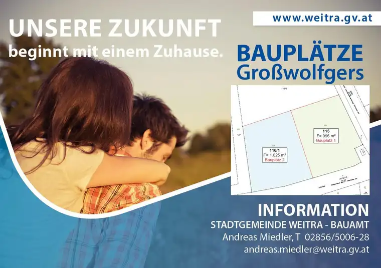 Baugrundstück in Groß Wolfgers bei Weitra, Bauplatz 1