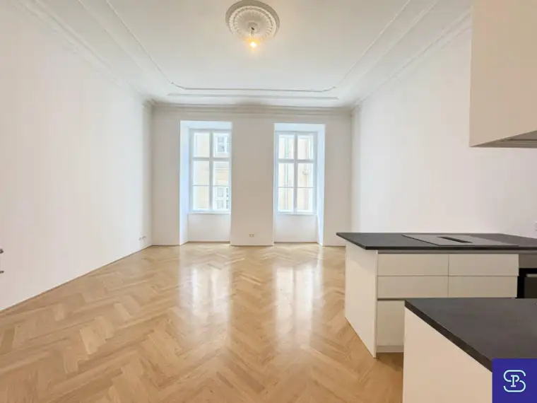 Erstbezug: 112m² Altbau mit 4 Zimmern und Einbauküche am Franziskanerplatz - 1010 Wien