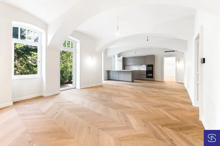 Erstbezug nach Sanierung: 261m² Gartenresidenz mit Terrassse und Doppelgarage - 1130 Wien