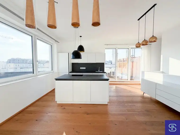 Klimatisierte 98,29m² DG-Maisonette im revitalisierten Altbau mit Terrassen und Lift - 1050 Wien