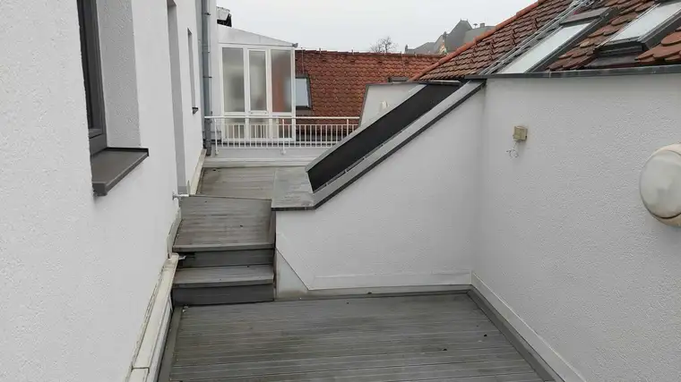 Charmante 3-Zimmer-Wohnung mit Dachterrasse über den Dächern der Barockstadt Schärding
