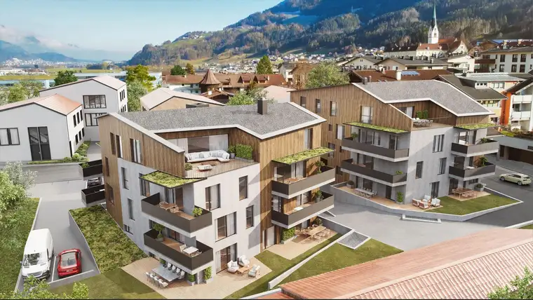 Wohnen am Hirschenkreuz II im Penthouse