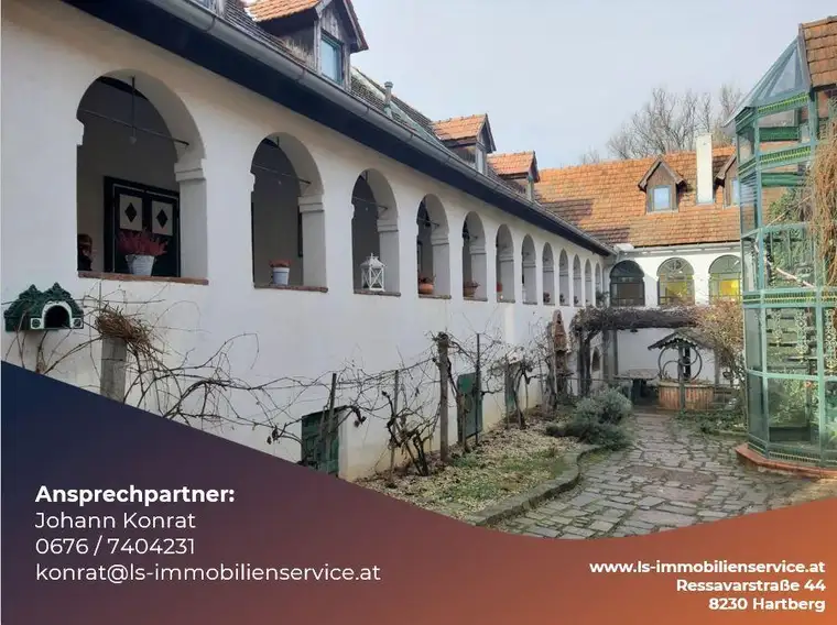 Großzügig angelegte Erdgeschoss - Wohnung mit kleinem Garten im Landhausstil nahe der Thermenregion Stegersbach!