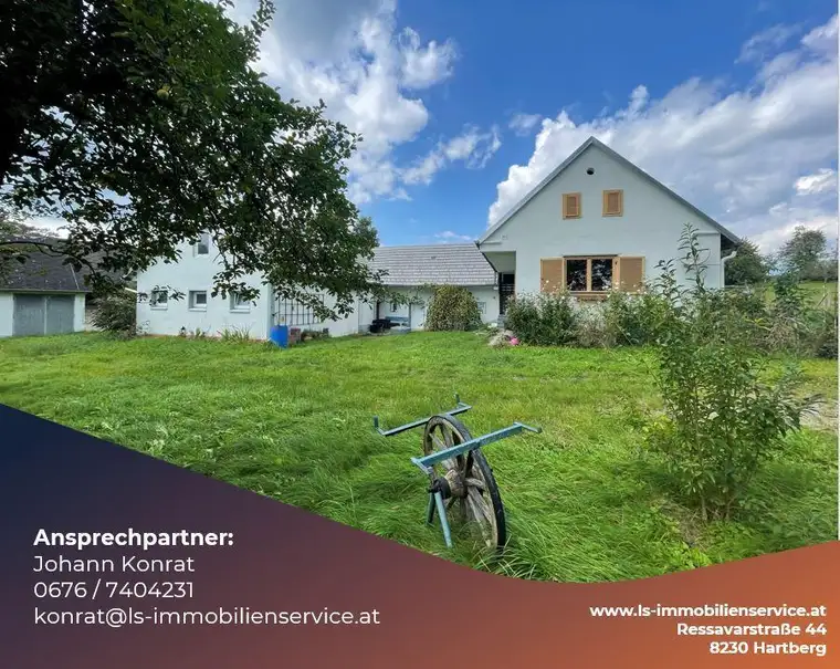 Dreikanthof in ruhiger Lage nahe Hartberg!