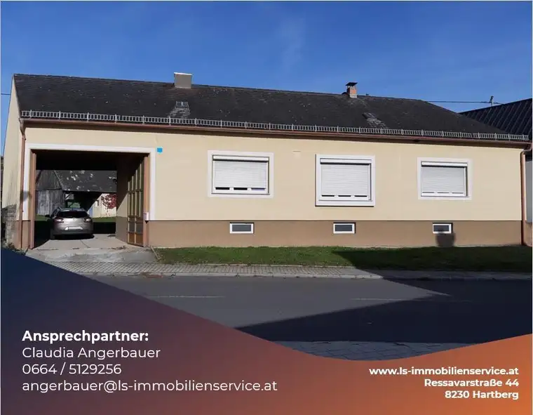 Einfamilienhaus mit großem Innenhof und der Möglichkeit zur Selbstversorgung im Bezirk Oberpullendorf