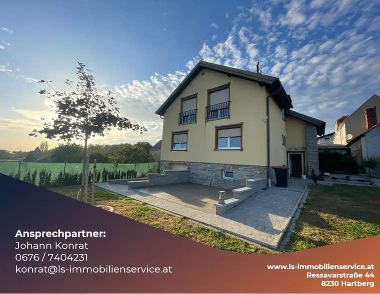 Einfamilienhaus mit Panoramablick in Rechnitz!