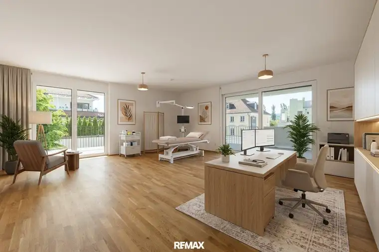 Moderne Praxisfläche nahe dem Wörthersee: Erstbezug, barrierefrei &amp; mit XL-Terrasse