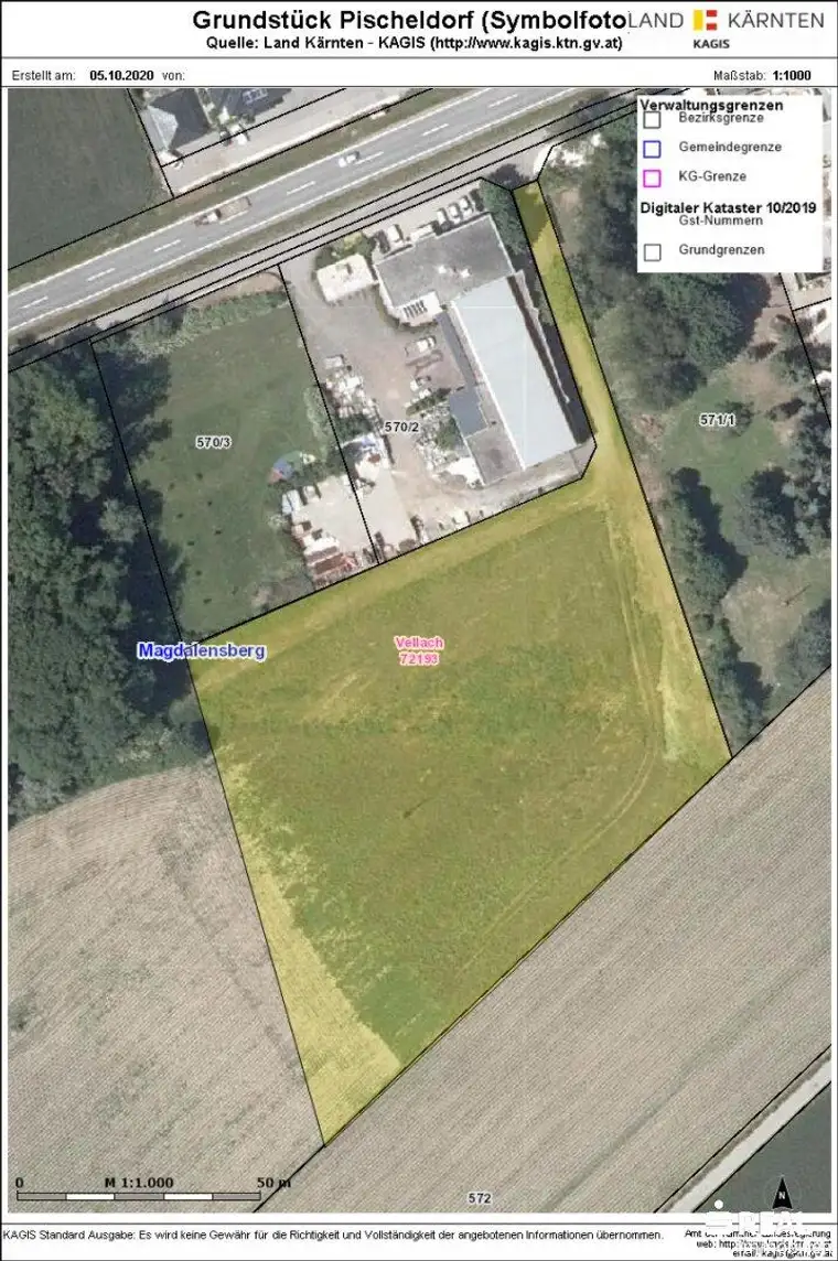 Gewerbegrundstück mit einer Fläche von 8.935 m² zu verkaufen! Teilung ist möglich
