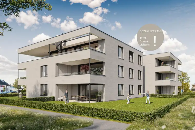 Luxuriöse 3-Zi-Terrassenwohnung - Wohnen am Schlössle Top W08