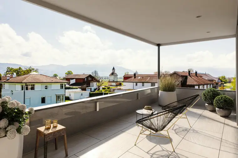 Luxuriöse und großzügige 2-Zi-Terrassenwohnung - Wohnen am Schlössle Top W11