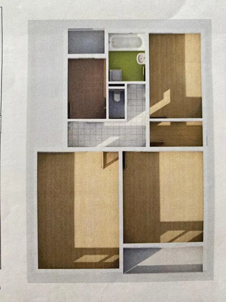 Geräumige 3-Zimmer Wohnung mit Balkon/Loggia in Pradl (2003 generalsaniert)