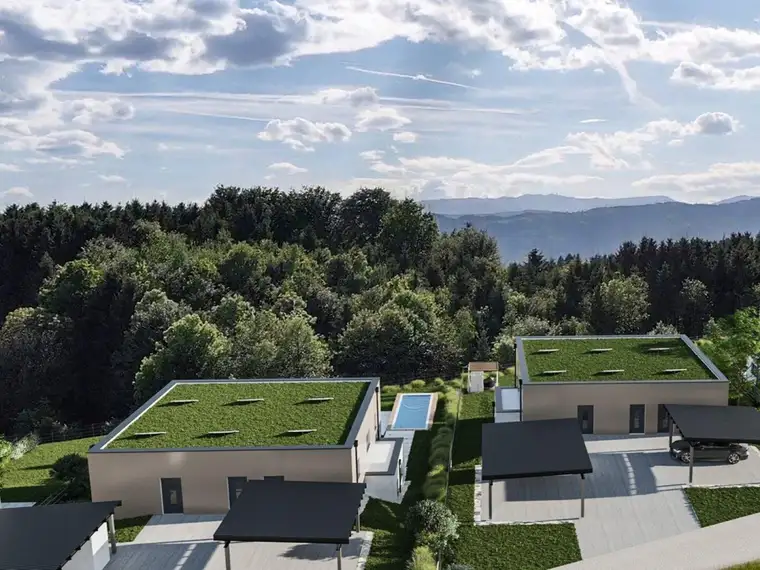 "Modernes Penthouse" mit Terrasse, Stellplätzen &amp; Grünblick in Groß Sankt Florian!