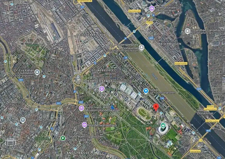 XL-Motorrad-Stellplatz im Hochhaus Grünblick | U2 Stadion | Provisionsfrei