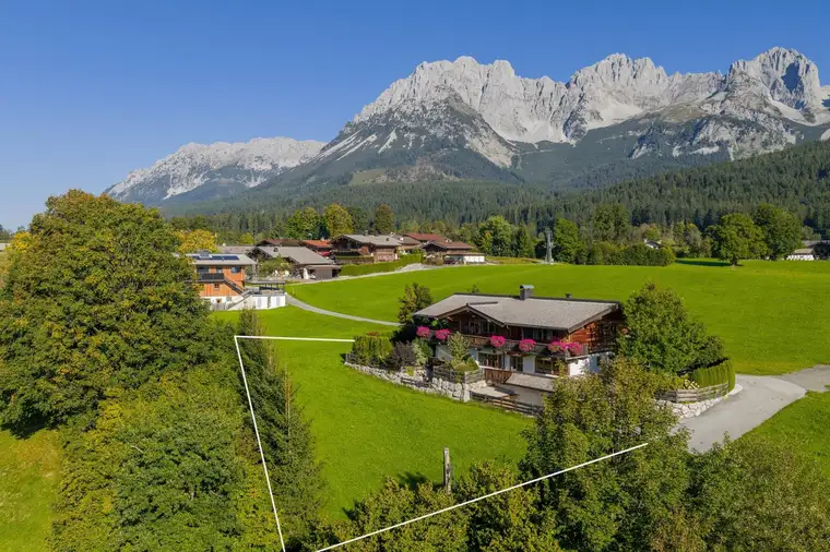 Baugrundstück in absoluter Sonnenlage am Wilden Kaiser – Traumlage am Sonnenplateau