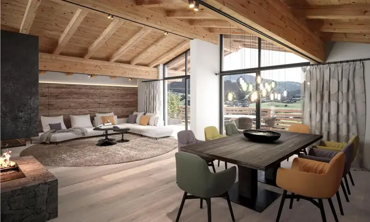 Komplett und luxuriös eingerichtetes Landhaus am Golfplatz von Ellmau in Tirol