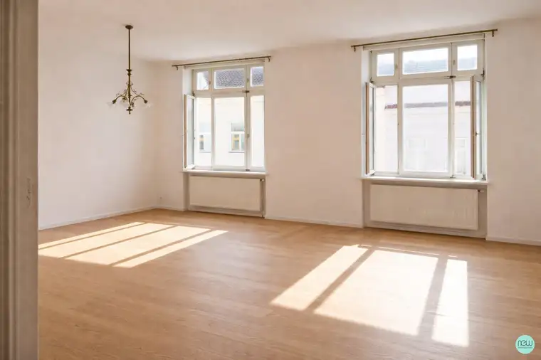 Wohnen, Arbeiten, zur Ruhe kommen/ helle 82 m² Altbauwohnung + Schuppen + 3 PKW-Abstellplätze