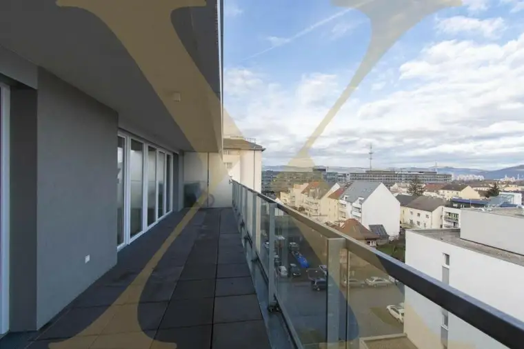 Moderne 3-Zimmer-Wohnung mit großzügiger Loggia bzw. Terrasse nähe Wifi in Linz zu vermieten! (Top 72)