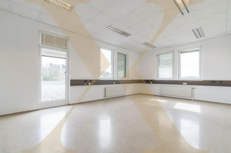 Bürohaus mit zwei Terrassen und ca. 70 Parkplätzen zu vermieten!