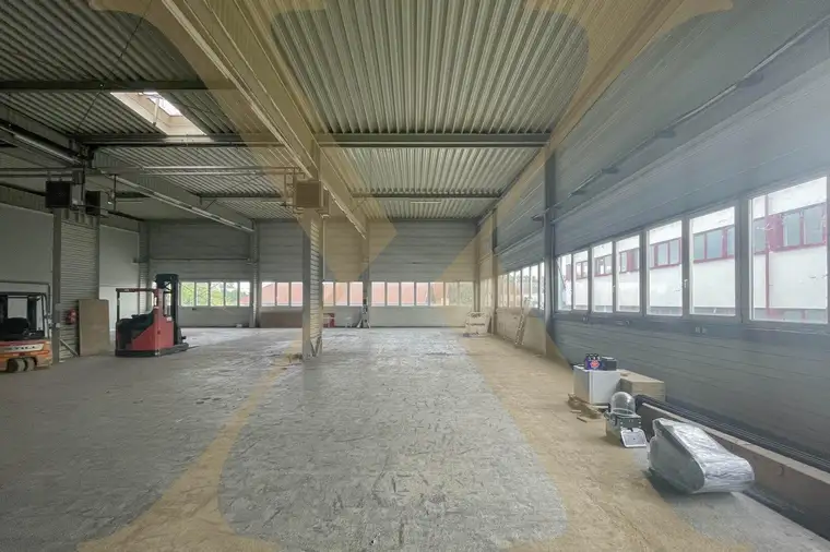 Büro mit Lagerhalle im Linzer Hafengebiet zu vermieten – Widmung Betriebsbaugebiet!