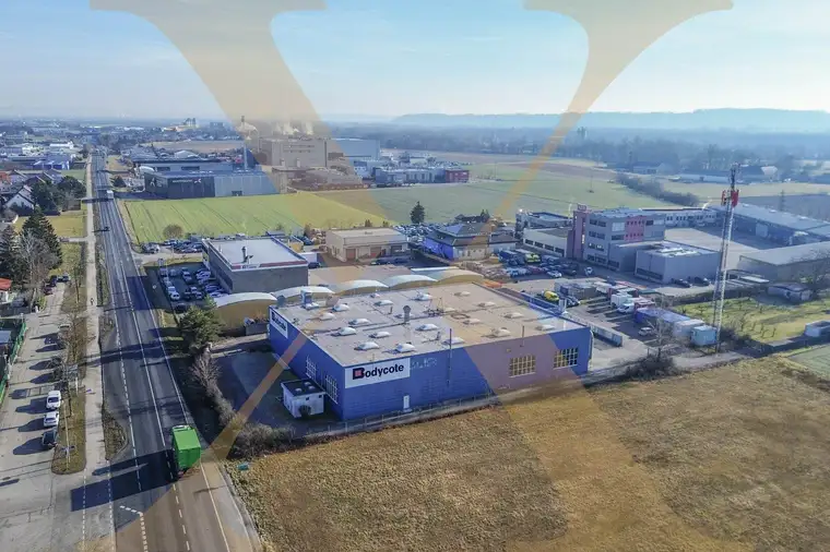 Vielseitige Lager- und Produktionshalle mit Büro in Top-Lage von Marchtrenk zu verkaufen!